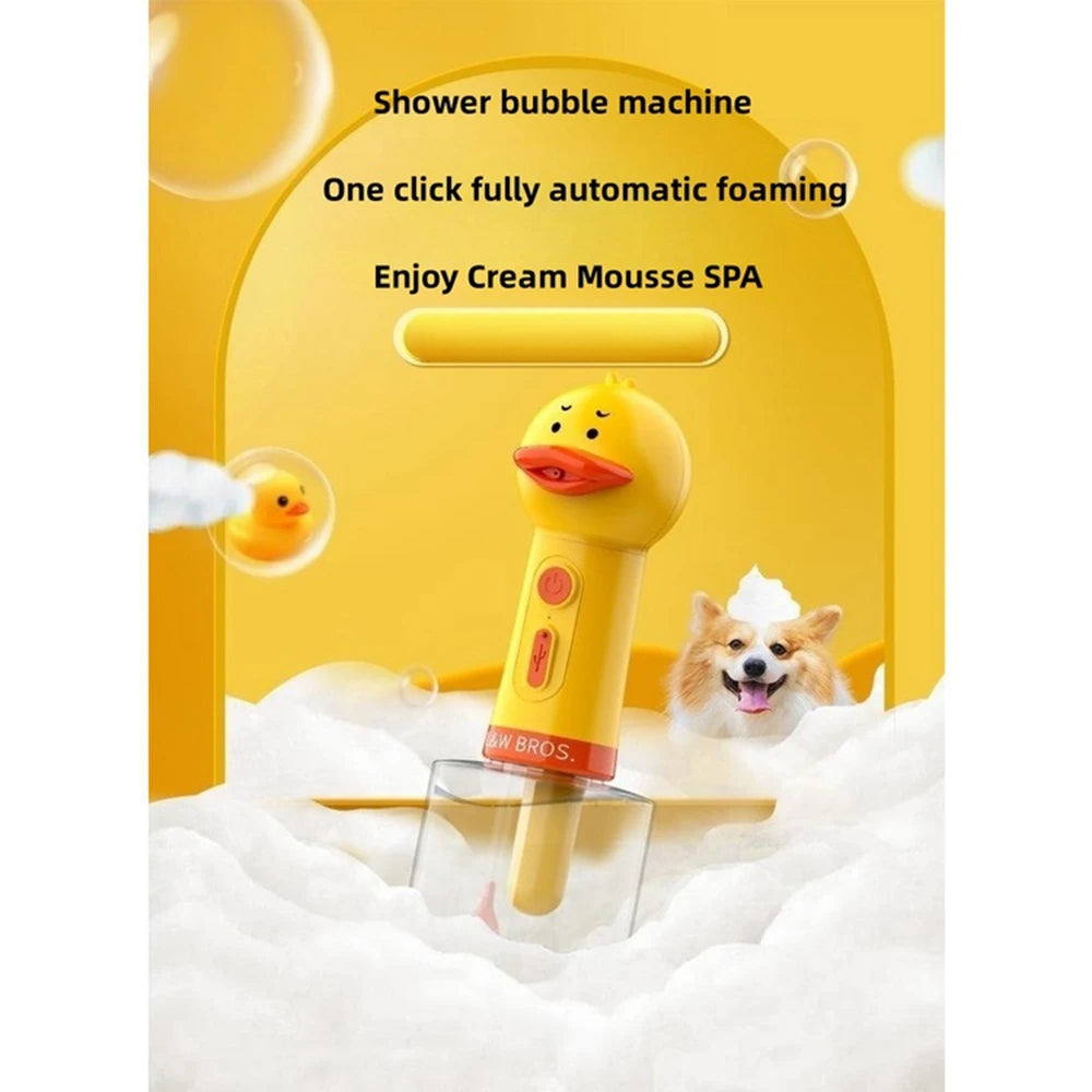 Foaming Pet Shampoo Dispenser – Quick Lather Bath Tool