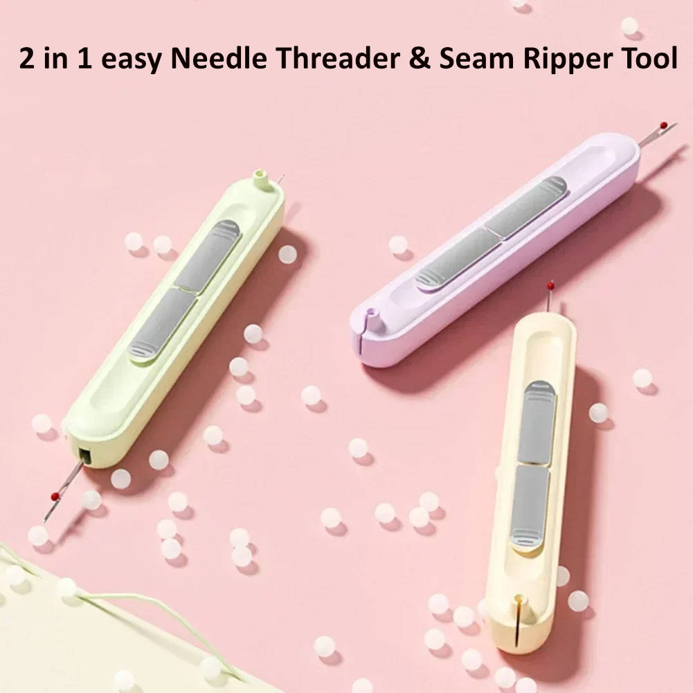 Needle Threader and Seam Ripper Set – Easy Sewing Tools