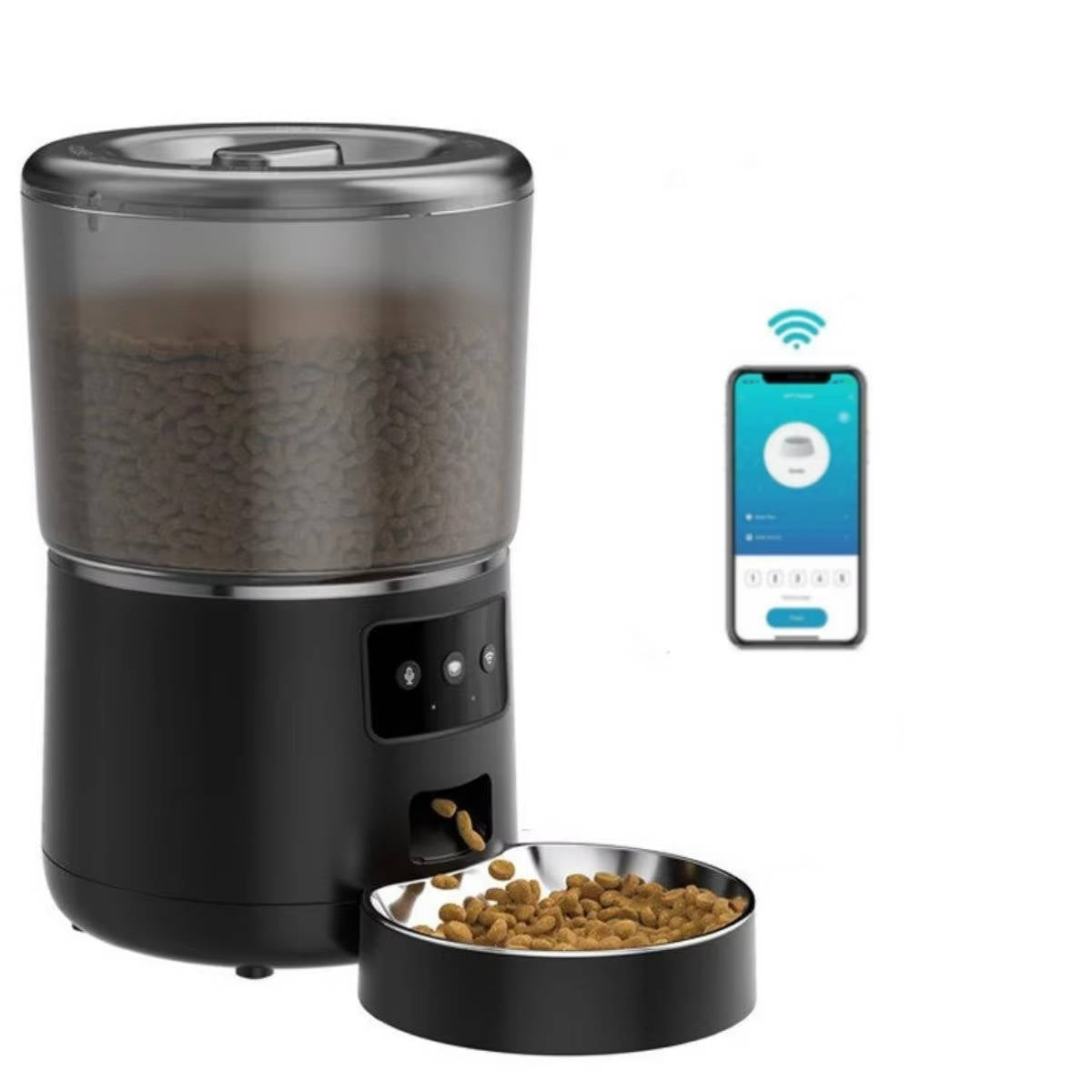 Automatic Pet Feeder – Timed Food Dispenser for Cats and Dogs
