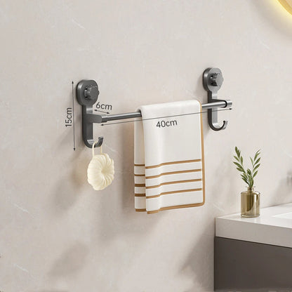 Suction Cup Towel Rack – No-Drill Wall Towel Holder