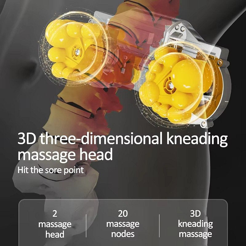 Neck and Back Massage Pillow – Shiatsu Kneading Cushion