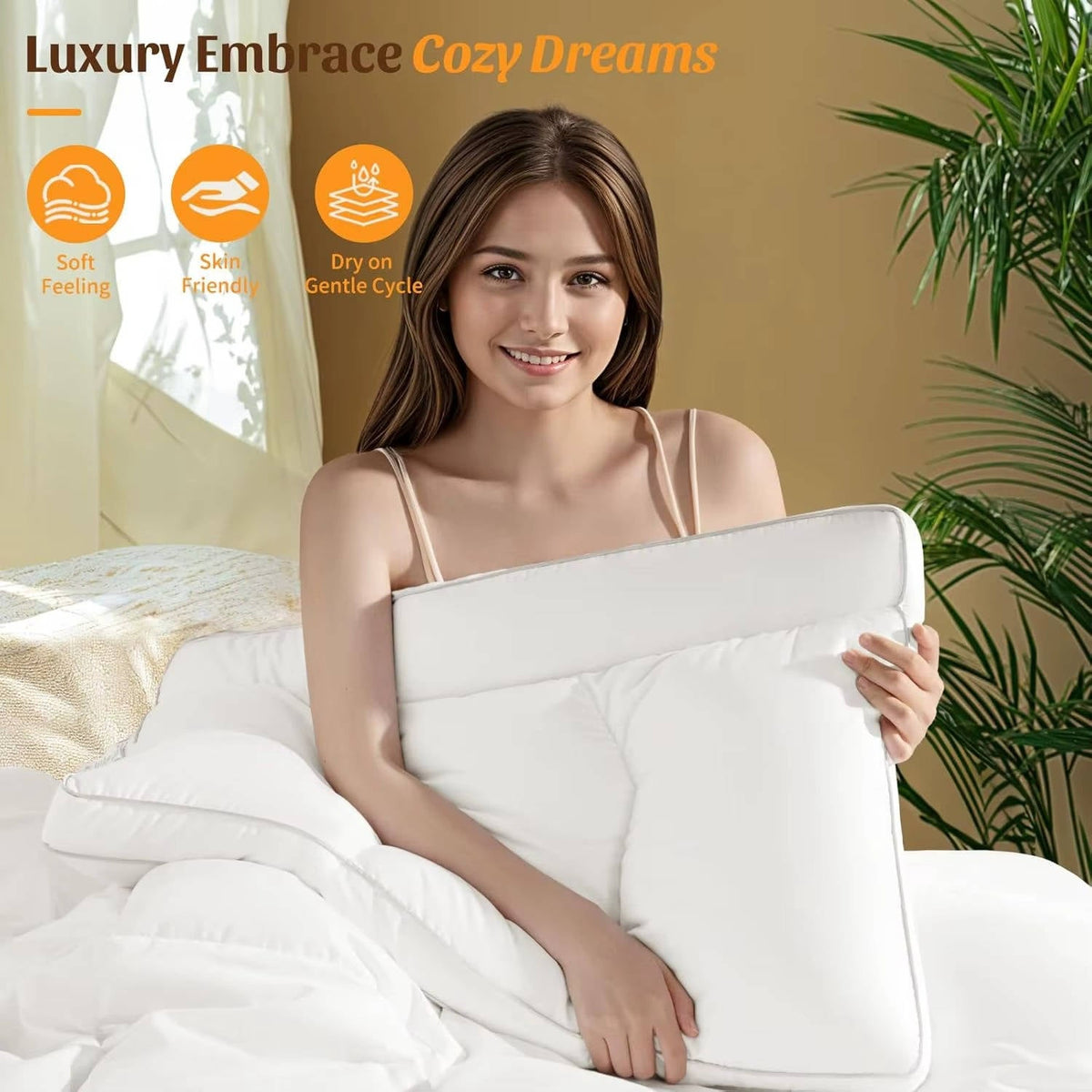Ergonomic Adaptive Pillow with 5 Sleep Zones