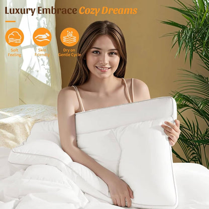 Ergonomic Adaptive Pillow with 5 Sleep Zones
