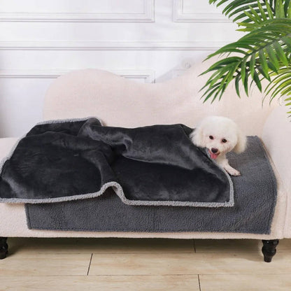 Soft Dog Blanket – Cozy Fleece Throw for Beds, Couches and Crates