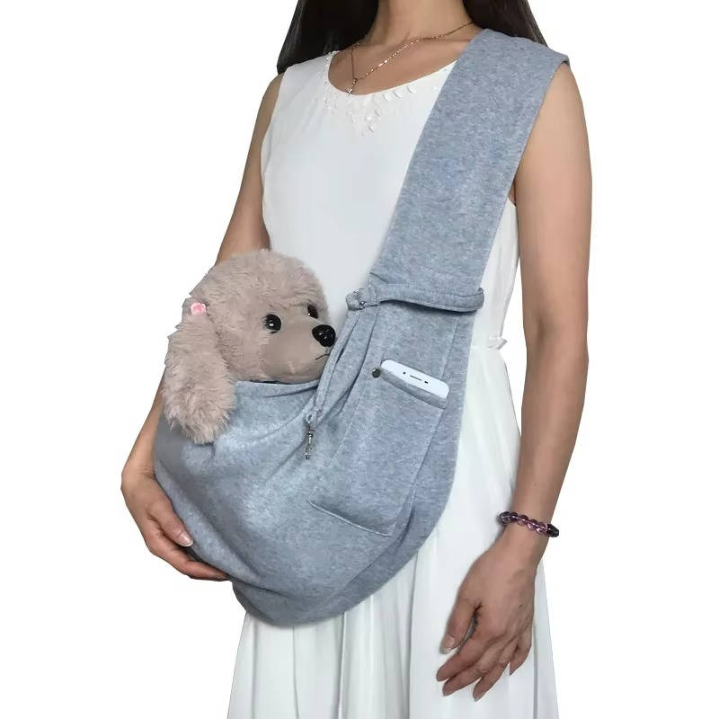 Small Dog Sling Carrier – Hands-Free Shoulder Bag for Walks and Travel