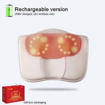 Neck and Back Massage Pillow – Shiatsu Kneading Cushion