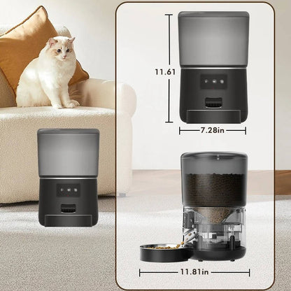 Automatic Pet Feeder – Timed Food Dispenser for Cats and Dogs