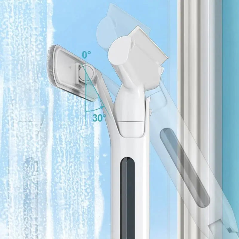 Spray Mop for Windows and Mirrors with Retractable Handle