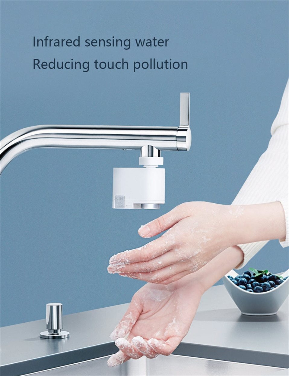 Touchless Faucet Adapter – Infrared Motion Sensor Tap