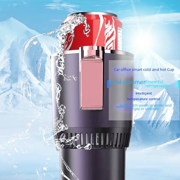 Heated and Cooled Car Cup Holder – Keeps Drinks Warm or Cold