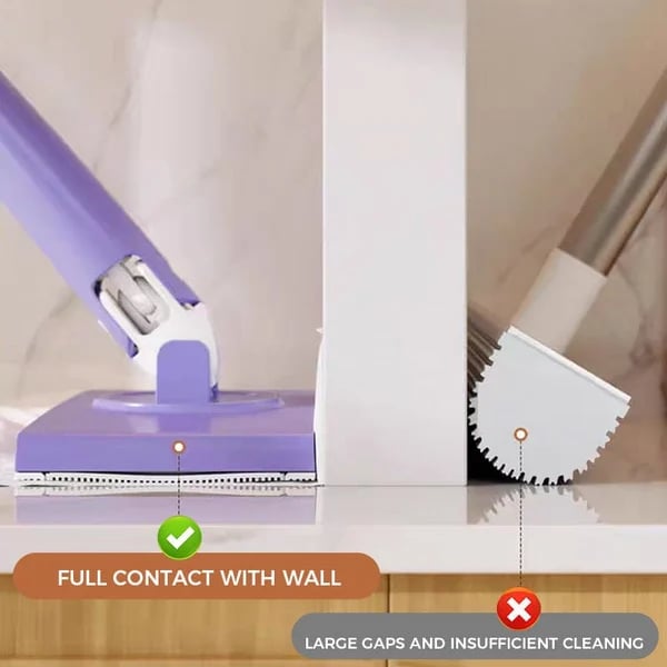 Hands-Free Flat Mop with 360° Swivel Head