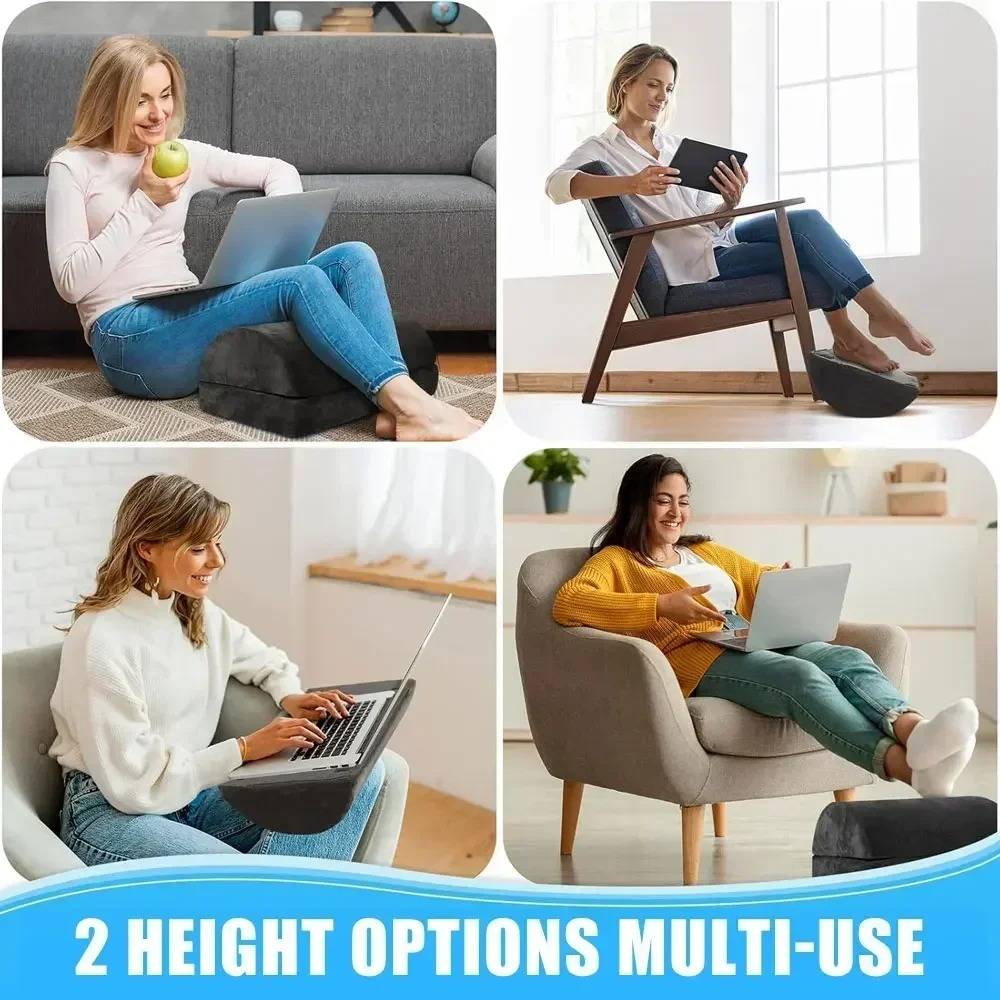 Adjustable Memory Foam Foot Rest for Under Desk
