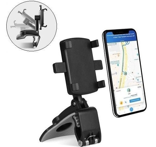 360° Car Phone Mount – Adjustable Dashboard and Windshield Holder