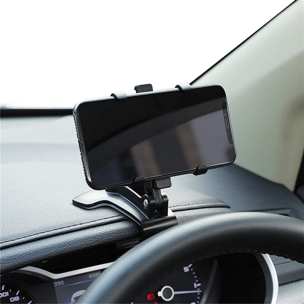 360° Car Phone Mount – Adjustable Dashboard and Windshield Holder