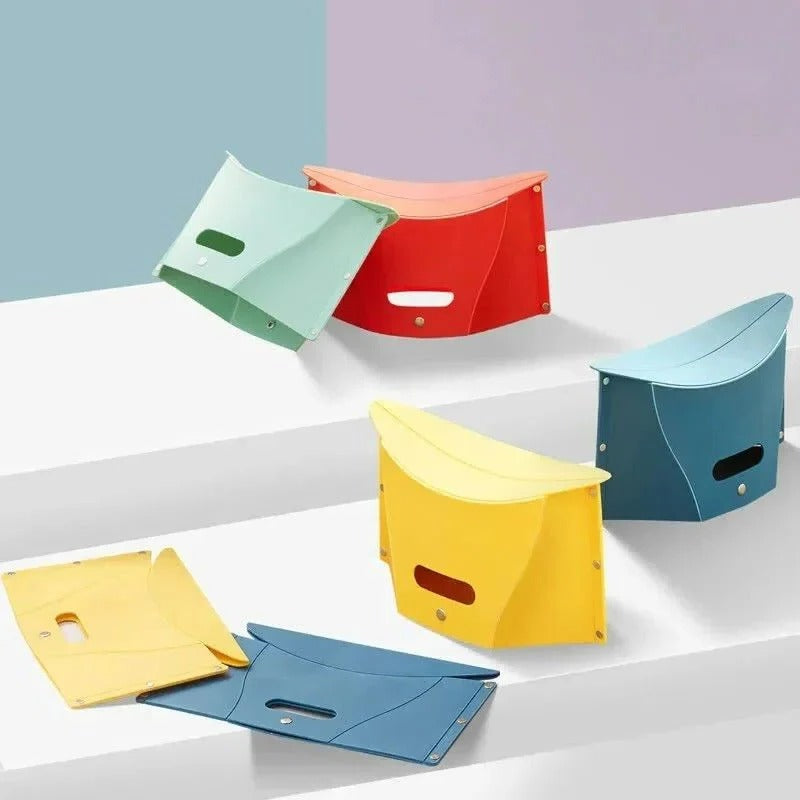 Collapsible Step Stool – Compact Folding Stool for Kitchen and Bath