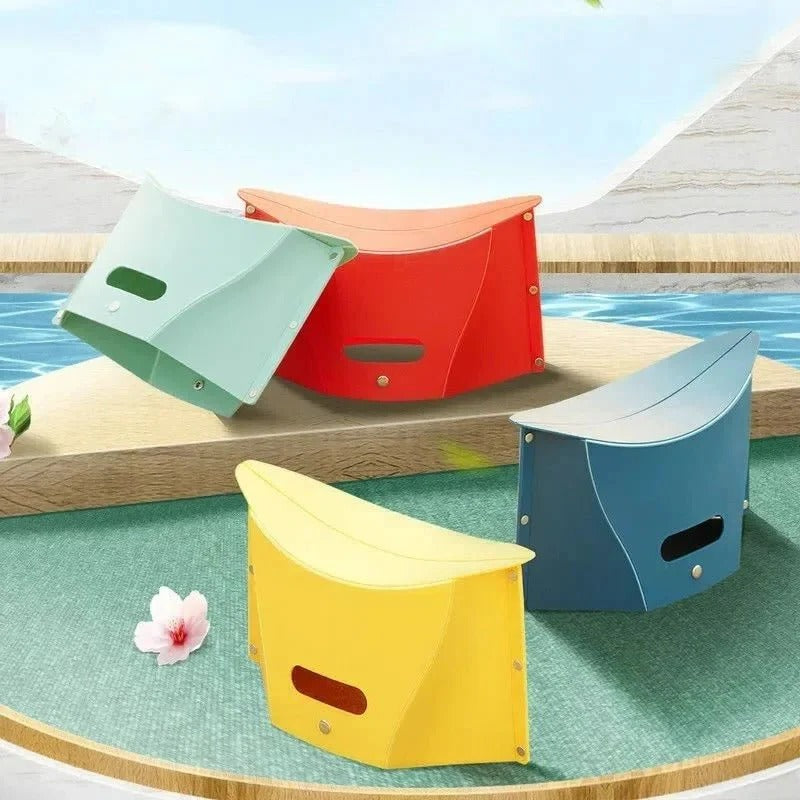 Collapsible Step Stool – Compact Folding Stool for Kitchen and Bath