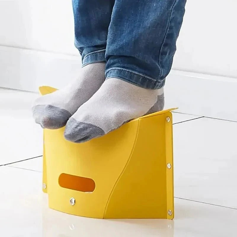 Collapsible Step Stool – Compact Folding Stool for Kitchen and Bath