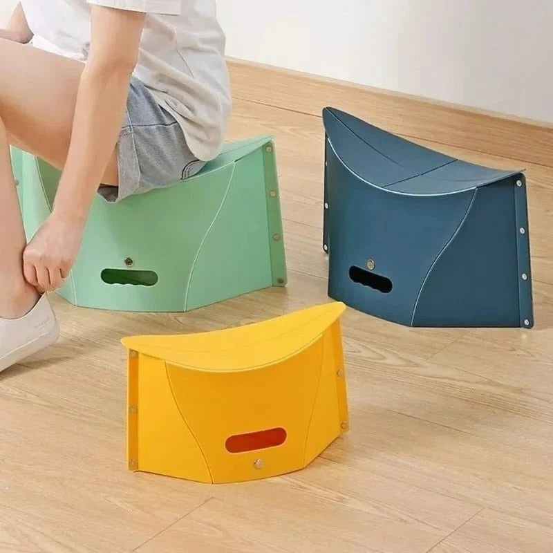 Collapsible Step Stool – Compact Folding Stool for Kitchen and Bath
