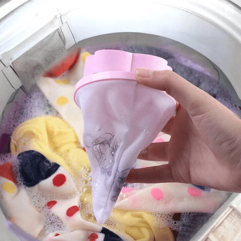 Laundry Hair and Lint Catcher – Reusable Washing Machine Fur Remover