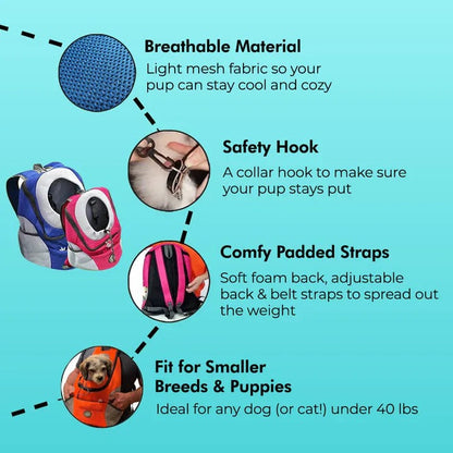 Pet Carrier Backpack for Small Dogs and Cats