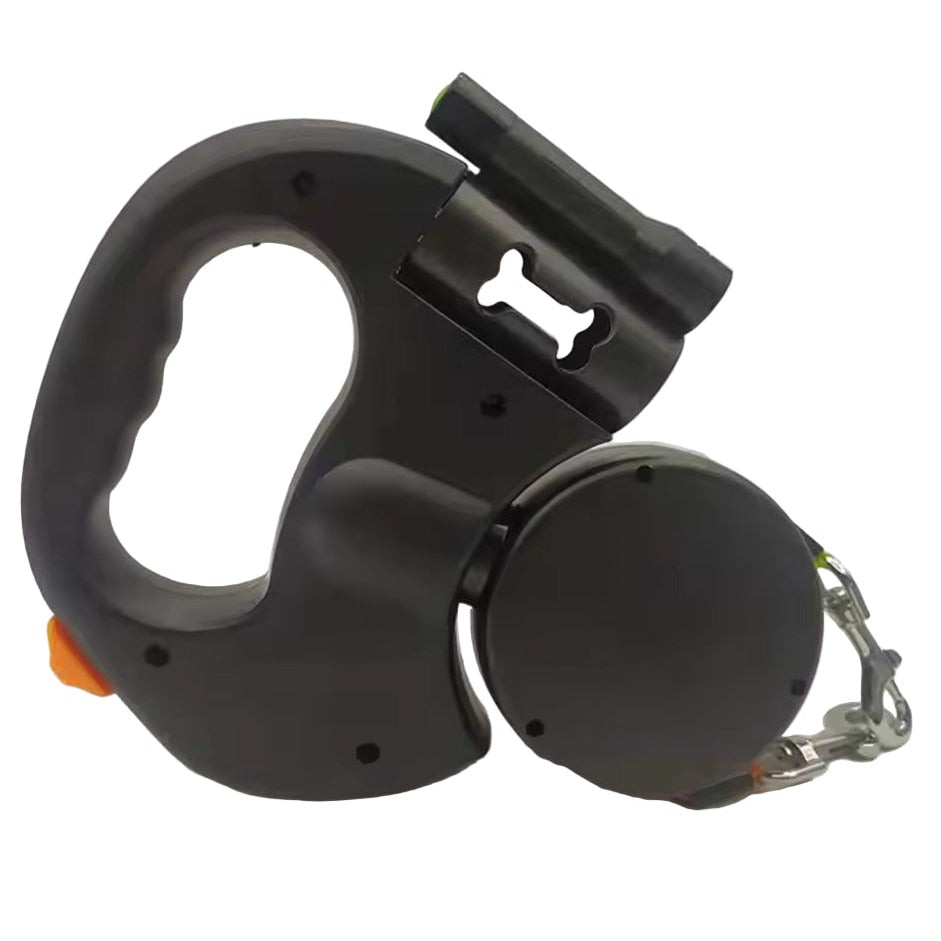 Double Retractable Dog Leash with LED Light – Tangle-Free