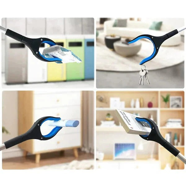 Foldable Reacher Grabber Tool with 360° Swivel Head