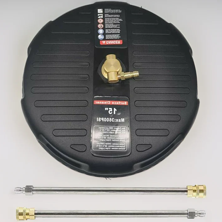Pressure Washer Surface Cleaner – Rotating Patio and Driveway Attachment