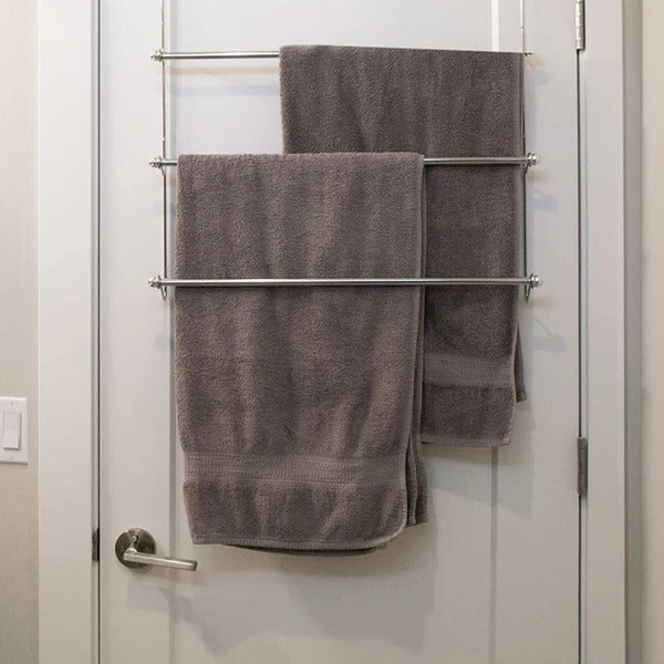 Over-the-Door Towel Rack – Bathroom Towel Bar Holder