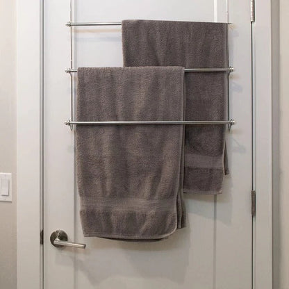 Over-the-Door Towel Rack – Bathroom Towel Bar Holder