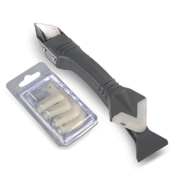 3-in-1 Caulk Removal Tool – Silicone Scraper and Finisher