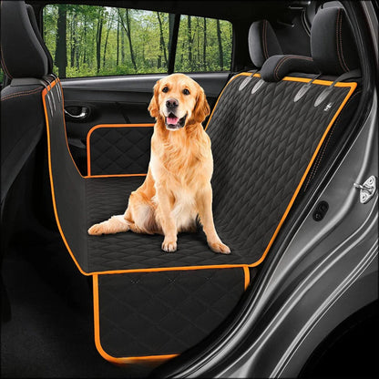 Dog Car Seat Bridge with Storage – Waterproof Back Seat Platform