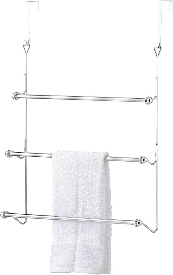 Over-the-Door Towel Rack – Bathroom Towel Bar Holder