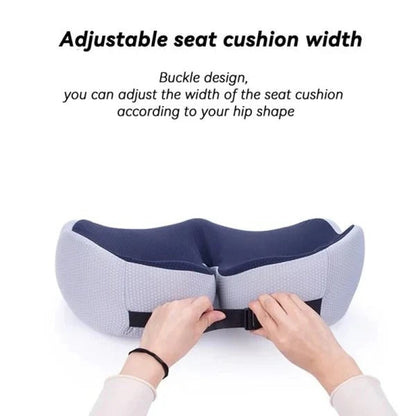 Adjustable Seat Cushion with Customizable Support