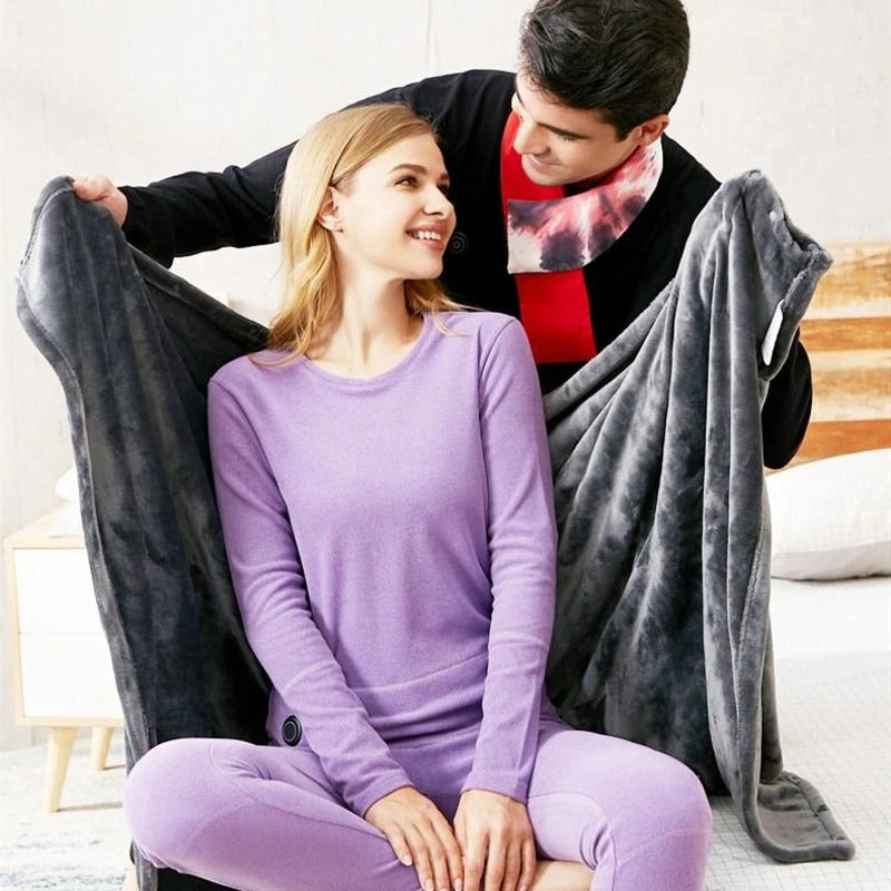 Heated Throw Blanket – Soft USB Electric Blanket for Couch and Office