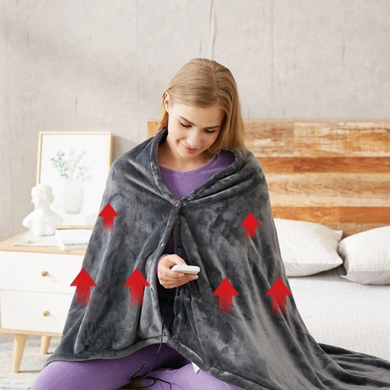 Heated Throw Blanket – Soft USB Electric Blanket for Couch and Office