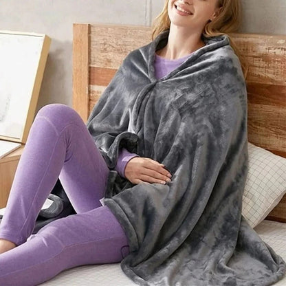 Heated Throw Blanket – Soft USB Electric Blanket for Couch and Office