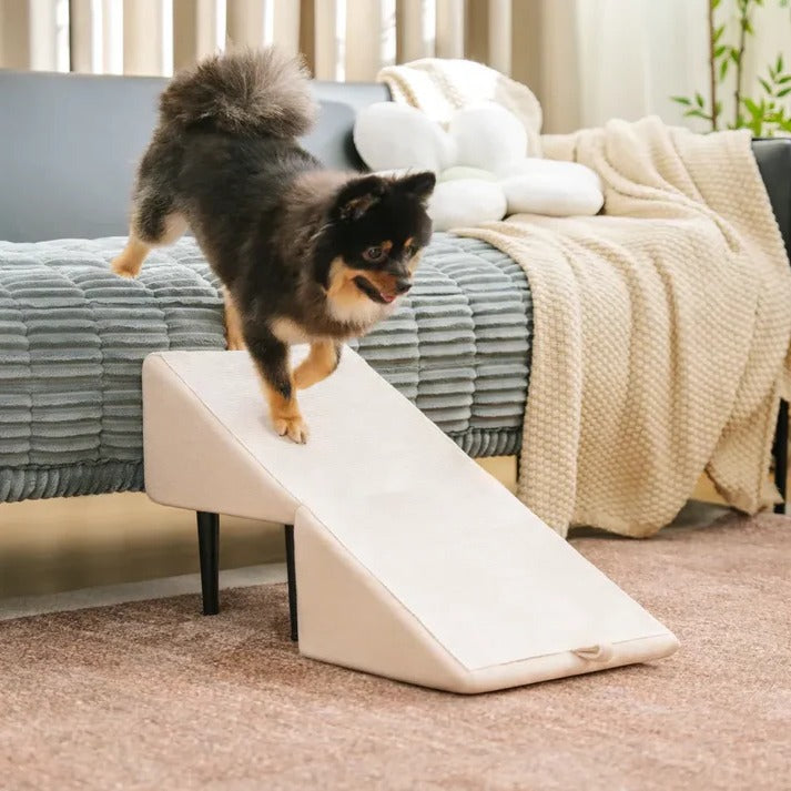 Dog Ramp for Bed and Couch – Convertible Padded Pet Ramp