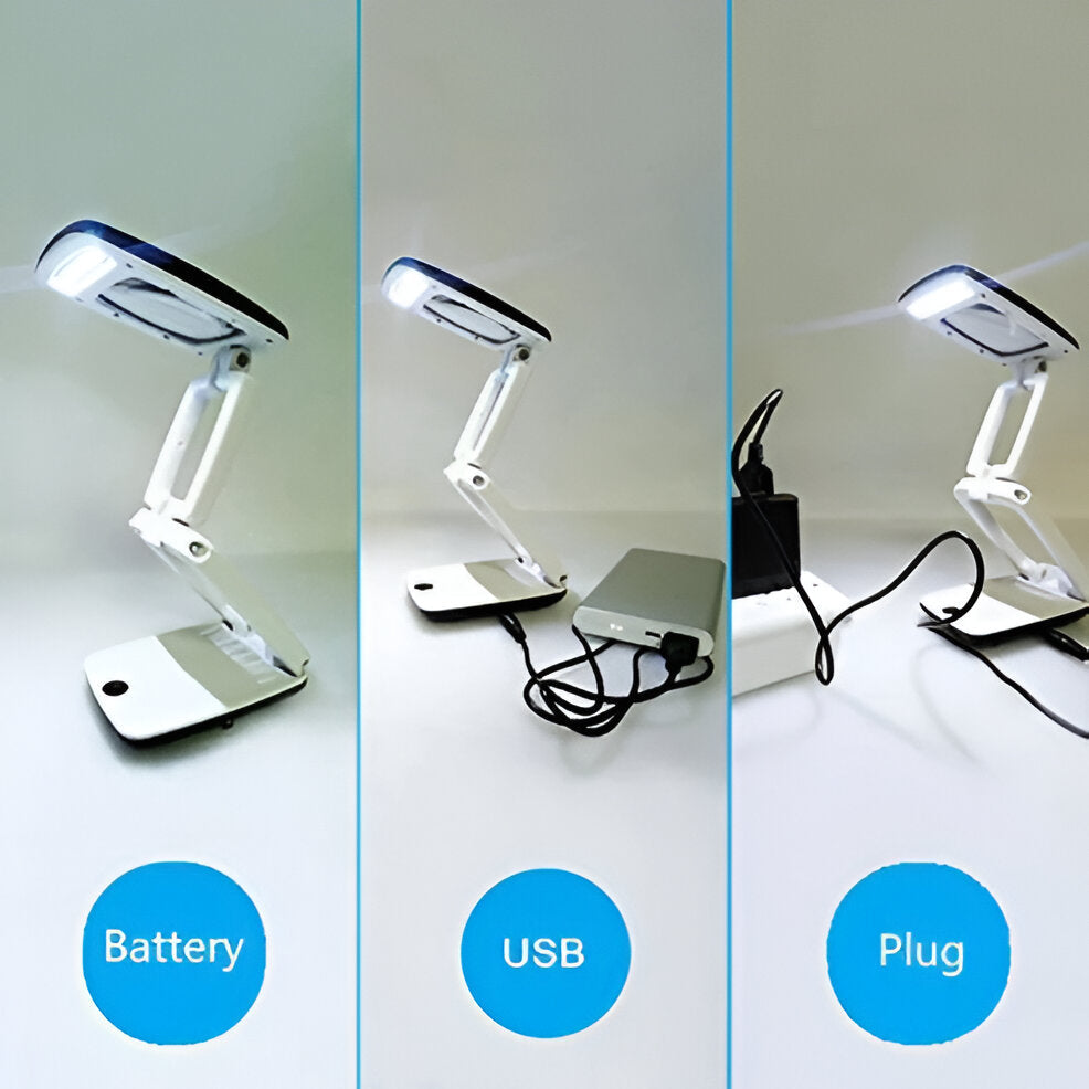 Floor Magnifying Lamp with LED Light – 3X Large Lens