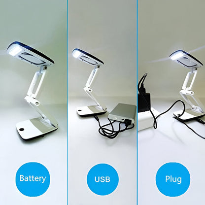 Floor Magnifying Lamp with LED Light – 3X Large Lens