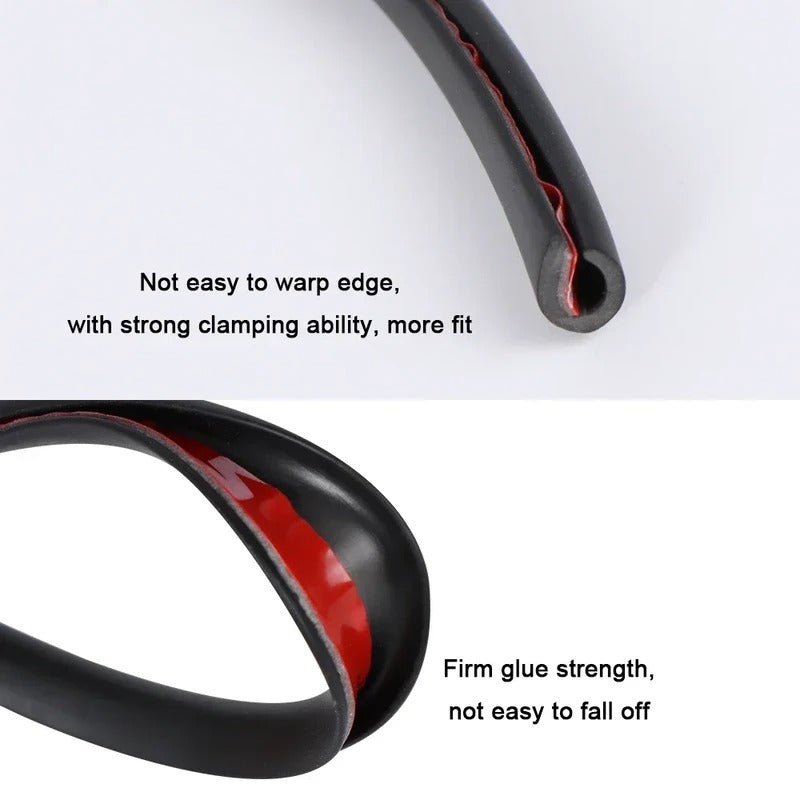 Car Door Edge Guard Strip – Rubber Scratch and Dent Protector