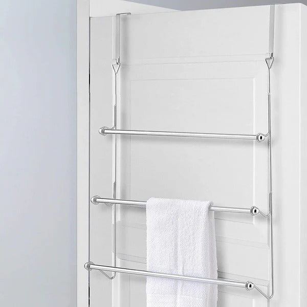 Over-the-Door Towel Rack – Bathroom Towel Bar Holder