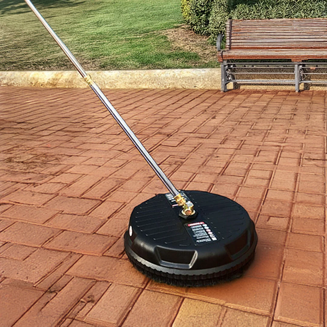 Pressure Washer Surface Cleaner – Rotating Patio and Driveway Attachment