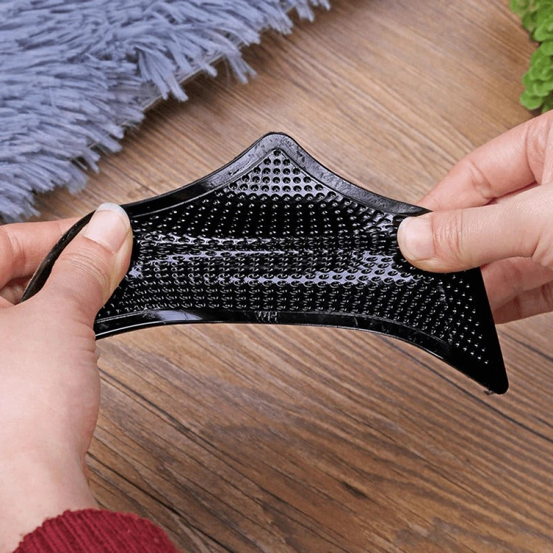 Rug Corner Grippers – Anti-Curl Non-Slip Rug Pads