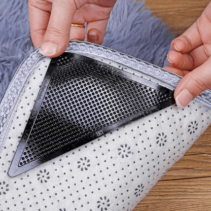 Rug Corner Grippers – Anti-Curl Non-Slip Rug Pads