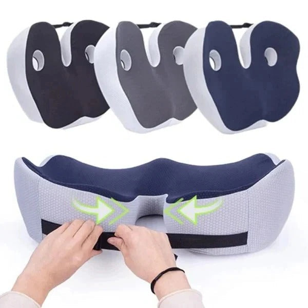 Adjustable Seat Cushion with Customizable Support