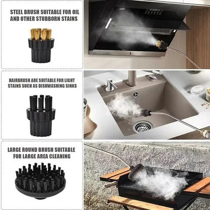 Handheld Steam Cleaner with 5 Brush Attachments