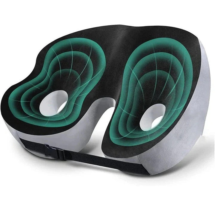 Adjustable Seat Cushion with Customizable Support