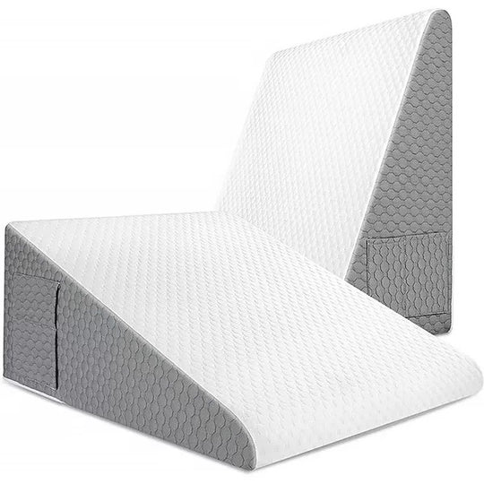 Triangle Wedge Pillow – Memory Foam Bed Wedge for Elevated Sleep
