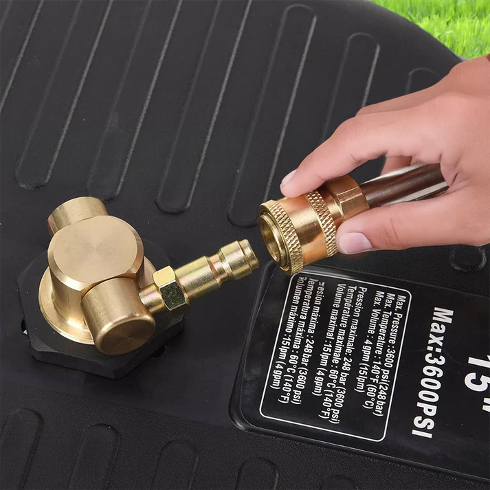 Pressure Washer Surface Cleaner – Rotating Patio and Driveway Attachment