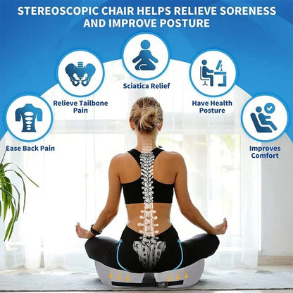 Adjustable Seat Cushion with Customizable Support